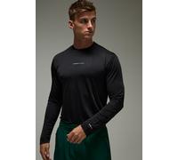 T-shirt de sport à manches longues homme - noir - S, noir