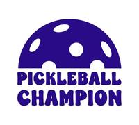 T-shirt de sport de pagaie dynamique avec pack de pickleball passionnant Stickers muraux 41x49.1cm Installation facile Bleu foncé