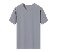 T-shirt de sport décontracté pour homme - Coupe ajustée - T-shirt d'entraînement d'été - Séchage rapide - Col rond - Manches courtes - Évacuation de l'humidité - Haut d'entraînement de basket-ball,