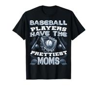 T-shirt de sport mignon avec inscription « Baseball Players Have The Prettiest Moms » T-Shirt