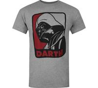 Star Wars - T-shirt Dark Vador 'Darth' - Homme (M) (Gris) - UTNS4765 Gris G