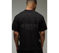 T-shirt de sport oversize à slogan No Days Off - MAN Active homme - noir - M, noir