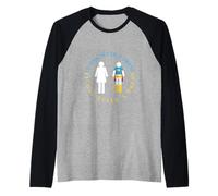 T-Shirt de Super-héros Cool Disant qu'il n'était jamais Une Robe Manche Raglan