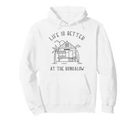 T-Shirt de Surf d'été Life is Better at The Bungalow Vacation Sweat à Capuche