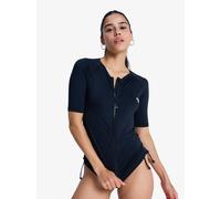 T-shirt de surf zippé femme Roxy Essentials Bleu M