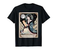 T-shirt de tarot de la grande prêtresse - Parchemin et sagesse lunaire T-Shirt