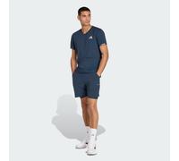 adidas men climacool + tennis freelift tee pro blue xs