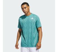 T-shirt de tennis graphique Club Climacool Powder Teal / Preloved Teal S