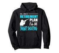 T-Shirt de tir avec Cible de Plan de Retraite Sweat à Capuche