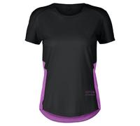 T-shirt de trail SCOTT Tee W's Endurance Tech SS (black/liquid purple) Femme XS