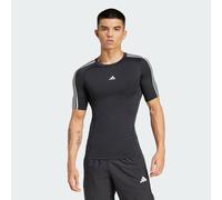 Adidas T-shirt de compression Techfit 3-Stripes noir Taille L