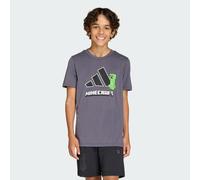 adidas Unisex Kinder Minecraft Training T-Shirt, Aurora Onix/Black, 13-14 Years