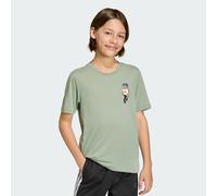 ADIDAS SPORTSWEAR T-Shirt fonctionnel 'Minecraft' beige / vert pastel / noir / blanc, Taille 176