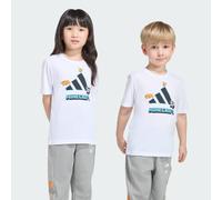 ADIDAS SPORTSWEAR T-Shirt fonctionnel 'Minecraft' orange / noir / blanc, Taille 110