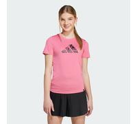 T-shirt de training graphique slim CLIMACOOL Animal Enfants filles Pink Fusion 14-15A