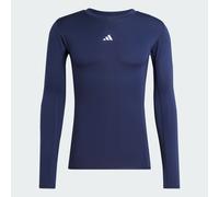 Adidas T-shirt Techfit manches longues compression Bleu S Homme