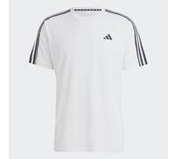 Adidas T-shirt d'entraînement Train Essentials 3-Stripes Homme Blanc/Noir Taille M