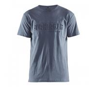 T-shirt de travail bleu paon imprimé 3D - S BLAKLADER