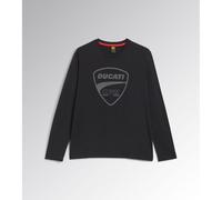 T-shirt de travail noir manche longue MOTOR ML DUCATI - Diadora - 18180580017 L