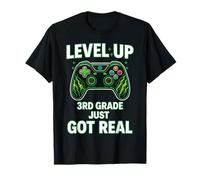 T-Shirt de troisième année Just Got Real Gamer Level Up T-Shirt