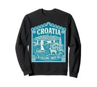 T-Shirt de Voyage Croatia is Calling and I Must Go Sweatshirt