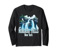 T-shirt de voyage en famille à Niagara Falls New York Vacation Souvenir Manche Longue