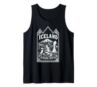 T-Shirt de Voyage Iceland is Calling and I Must Go Débardeur