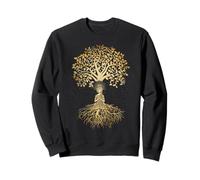 T-Shirt de Yoga Arbre de Vie avec Femme Chakra Haka Yoga Sweatshirt
