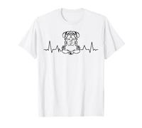 T-Shirt de Yoga Chakra Bouddha méditation Carlin Chien T-Shirt