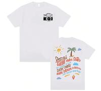 T-shirt Debi Tirar Mas Foto DTMF Album, style Harajuku, manches courtes, coton décontracté oversize, pour hommes et femmes L,M,S,XL,XXL,XXXLLettres,TropicalCoton