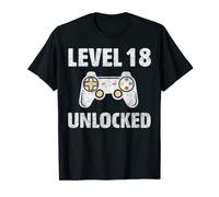 T-shirt débloqué niveau 18 pour 18e anniversaire de garçon T-Shirt
