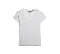T-shirt dÃ©colletÃ© femme Superdry Studios Blanc L