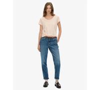Superdry Studios Scoop Neck Short Sleeve T-shirt Rose L Femme