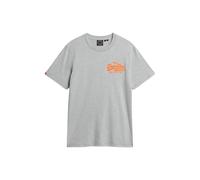 Superdry T-shirt décontracté à logo brodé Vintage Gris Taille 2XL Homme