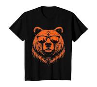 T-shirt décontracté à manches courtes avec col rond imprimé lettre élégante pour plus de confort au quotidien., Noir , M