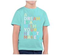 T-Shirt décontracté à Manches Courtes et col Rond imprimé pour Enfants, Mode rentrée Scolaire (2) Chemisier Fille Vert avec Nœud (Mint Green, 4-5 Years)
