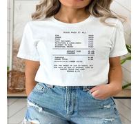 T-shirt décontracté à manches courtes pour femme avec typographie d'un verset de la Bible du Psaume, élégant et confortable pour un port quotidien L,M,S,XLGéométrique,Cœur,PlantesTissu tricoté