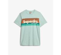 Superdry Terrain Logo Stripe Relxed Short Sleeve T-Shirt L