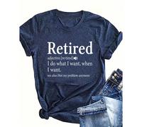 T-shirt décontracté d'été à manches courtes - Top imprimé à col rond "J'en fais ce que je veux, quand je le veux, Voir aussi "Ce n'est plus mon problème" Hauts graphiques pour femmes L,M,S,XLCartoon,B