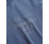 Superdry Luxe Casual Relaxed Short Sleeve T-shirt Bleu S Femme
