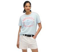 Superdry Lo-fi Outdoor Relaxed Short Sleeve T-shirt Bleu S Femme