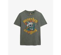 Superdry Neo Trad Tattoo Relaxed Short Sleeve T-shirt Vert XL Femme
