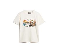 Superdry Tokyo Vl Relaxed Short Sleeve T-shirt Gris M Femme