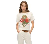 Superdry & Co T-shirt 'Tokyo' vert / rouge, Taille XL