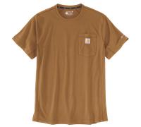 T-shirt décontracté Force avec poche - Marron - CARHARTT - S1106652BRN