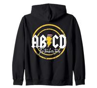 T-Shirt décontracté pour enseigner la rentrée Scolaire, drôle ABCD Teacher Tour Sweat à Capuche