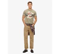 Superdry Vl Tokyo Relaxed Fit Short Sleeve T-shirt Vert L Homme