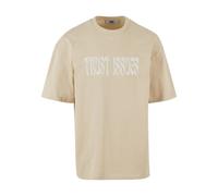Def Trust Issues Short Sleeve T-shirt Beige S Homme