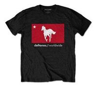 T-shirt deftones star & pony unisexe noir taille xxl Noir G