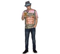 T-Shirt Déguisement De Tyrolien Musclé Pour Homme Multicolore